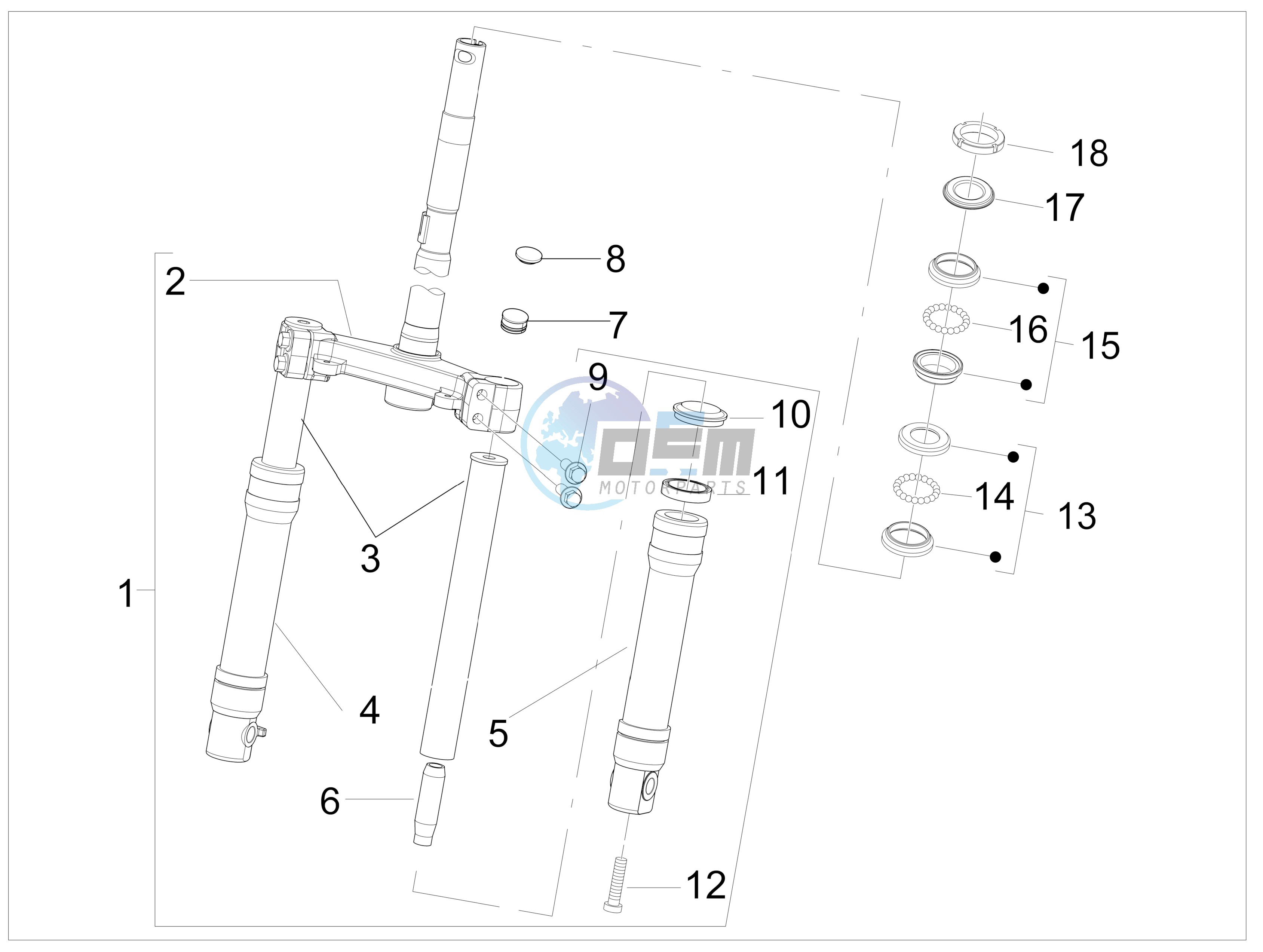 Fork components (Escorts)