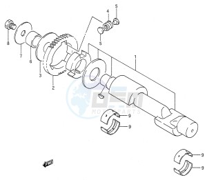 GS500E (E28) drawing CRANKSHAFT BALANCER