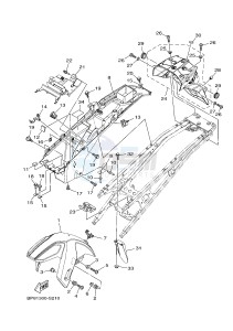 XT1200Z SUPER TENERE ABS (BP83) drawing FENDER