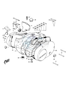 MC1 M A (-A) 90 drawing ENGINE COVERS -- 74-75 MC1M_MC1M-A- -