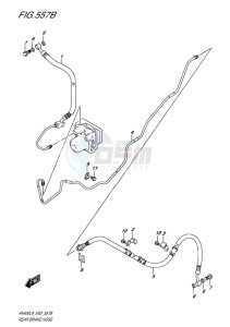 AN400 ABS BURGMAN EU-UK drawing REAR BRAKE HOSE