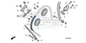 CB1000RA9 UK - (E / ABS MPH) drawing CAM CHAIN/TENSIONER