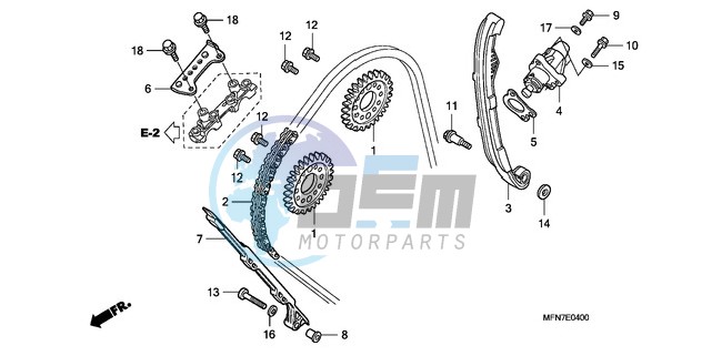 CAM CHAIN/TENSIONER