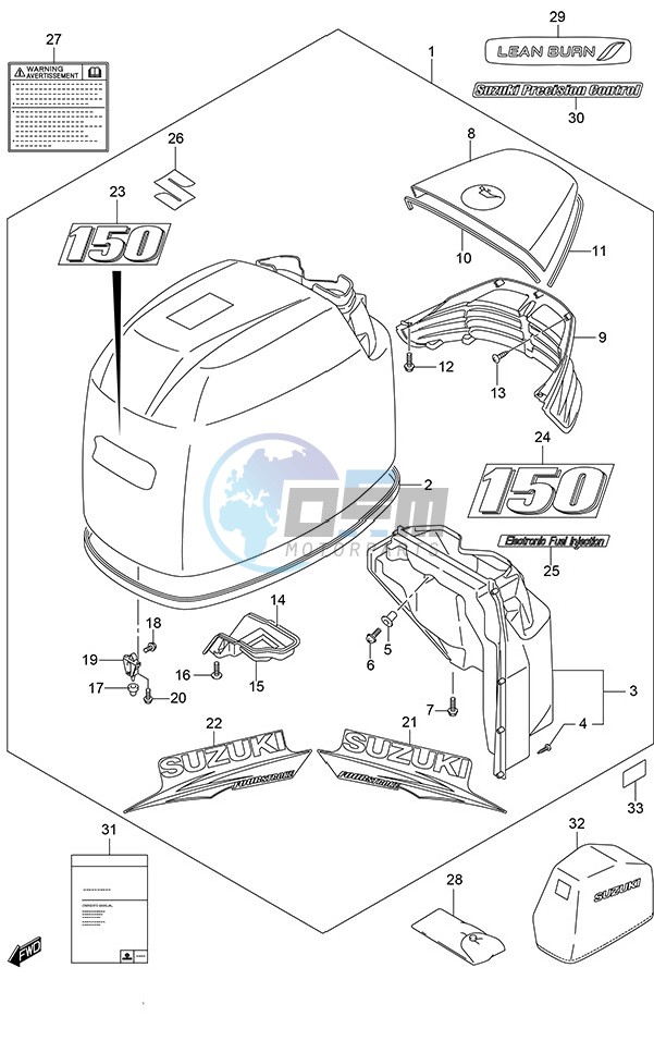 Engine Cover (Black) (Model: TG/ZG)