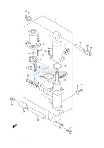 DF 60A drawing Trim Cylinder High Thrust