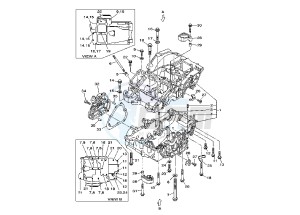 TDM 900 drawing CRANKCASE