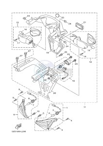 HW151 XENTER 150 (52S2) drawing FLASHER LIGHT