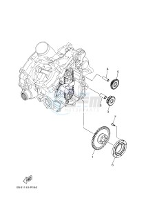 YFM700FWAD YFM70GPLG GRIZZLY EPS SE (B318) drawing STARTER CLUTCH