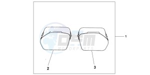 FES150 125 S-WING drawing INNERBAG TOPBOX