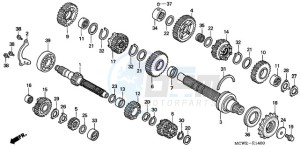 VFR800A9 Ireland - (EK / ABS MME) drawing TRANSMISSION