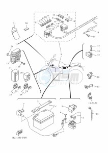 XSR700 MTM690D (BCN1) drawing ELECTRICAL 1