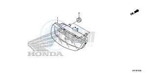 TRX420FA5G TRX420F Europe Direct - (ED) drawing TAILLIGHT