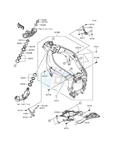 NINJA_ZX-6R ZX636EFFA FR GB XX (EU ME A(FRICA) drawing Frame