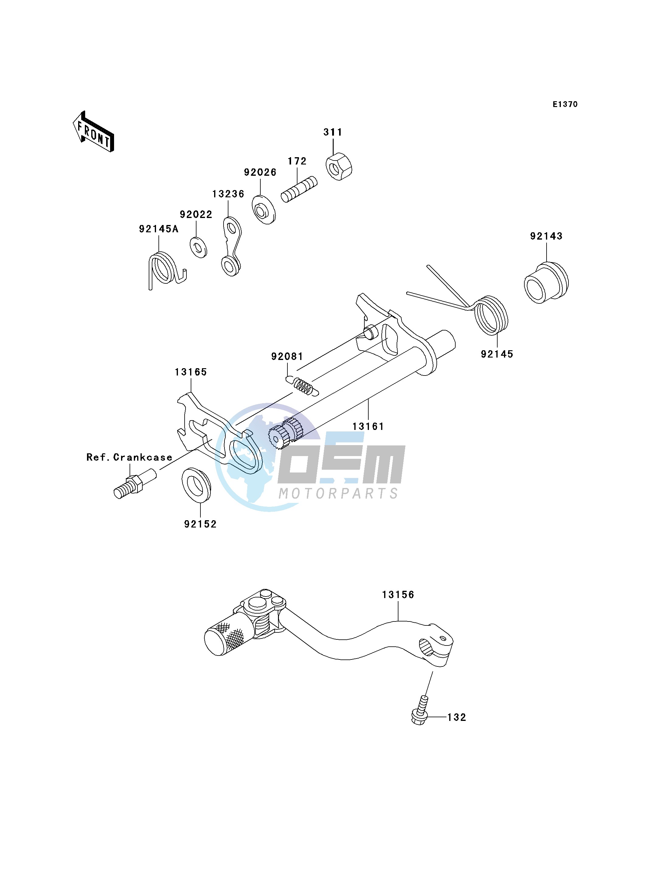 GEAR CHANGE MECHANISM