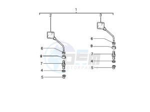 PX 125 drawing Mirror