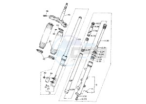 XT Z TENERE 660 drawing FRONT FORK