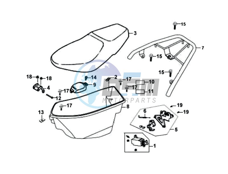 BUDDYSEAT - REAR LUGGAGE FRAME