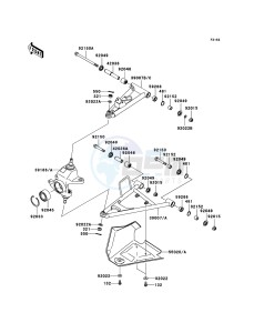 KVF750 4x4 KVF750A6F EU GB drawing Front Suspension(-JKAVFDA1 6B524414)