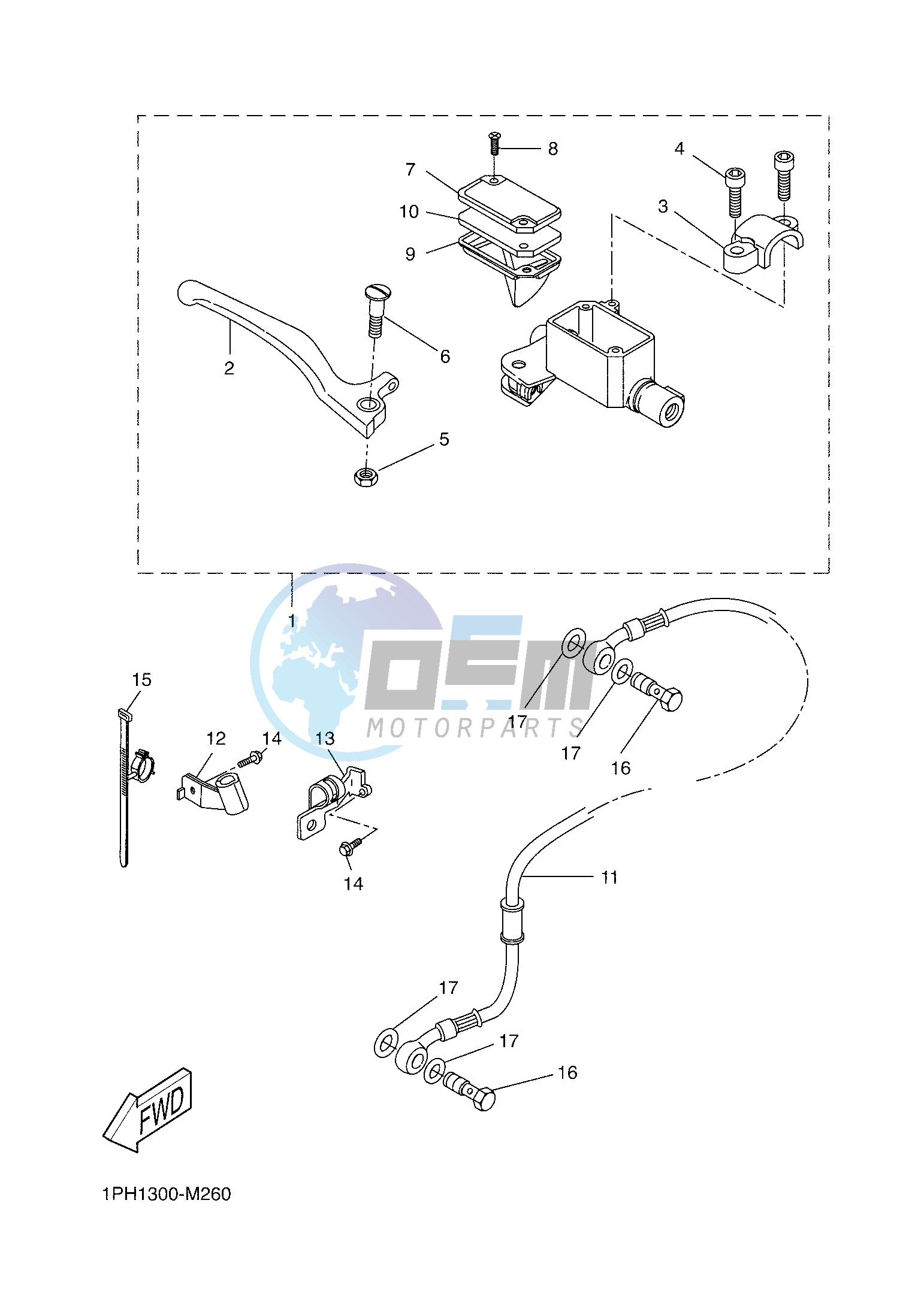 FRONT MASTER CYLINDER