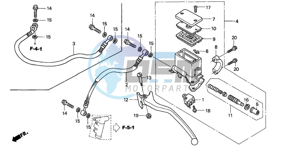 REAR BRAKE MASTER