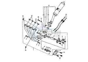 YZF R1 1000 drawing EXHAUST