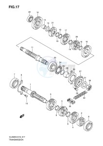 VL250 (E19) drawing TRANSMISSION