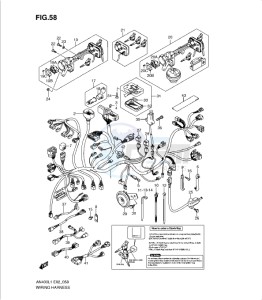 AN400Z drawing WIRING HARNESS (IMOBI) (AN400ZAL1 E2)