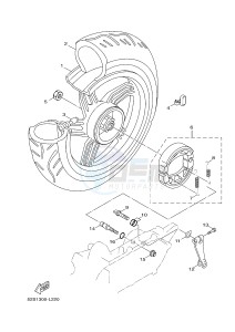 HW151 XENTER 150 (52S3) drawing REAR WHEEL