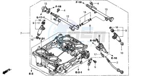 VFR800A drawing THROTTLE BODY (ASSY.)