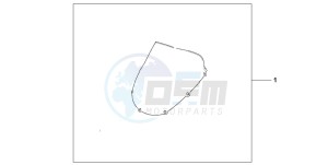 CBR900RR drawing SPORT/TOURING WINDSCREEN