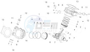 ETV 1200 Caponord Carabinieri drawing Cylinder - Piston