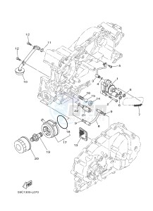 XP500A T-MAX 530 (2PWR) drawing OIL PUMP