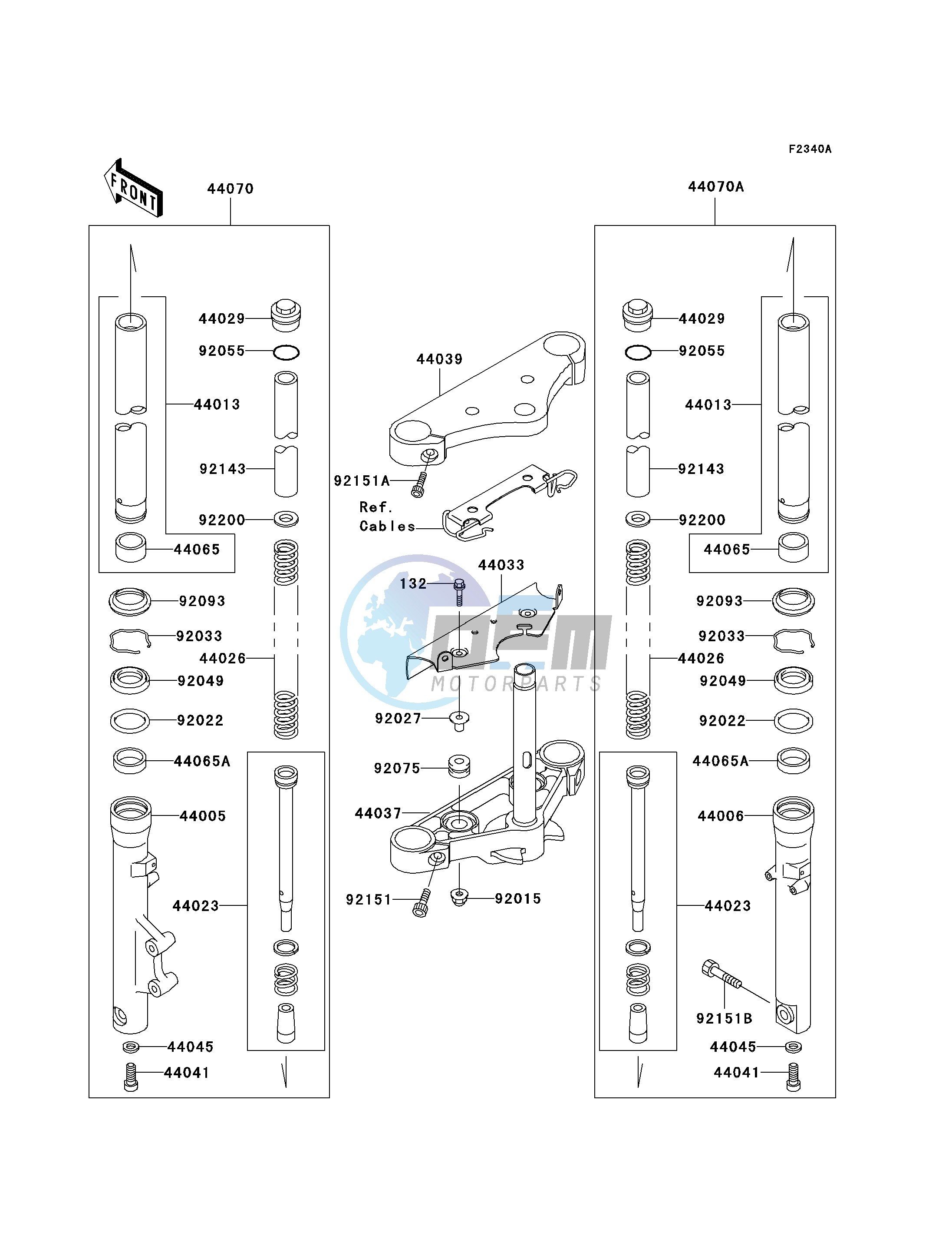 FRONT FORK-- C7F - C9F- -