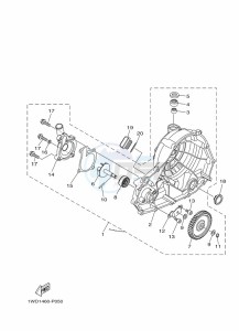 MT-03 MTN320-A (B6W4) drawing WATER PUMP