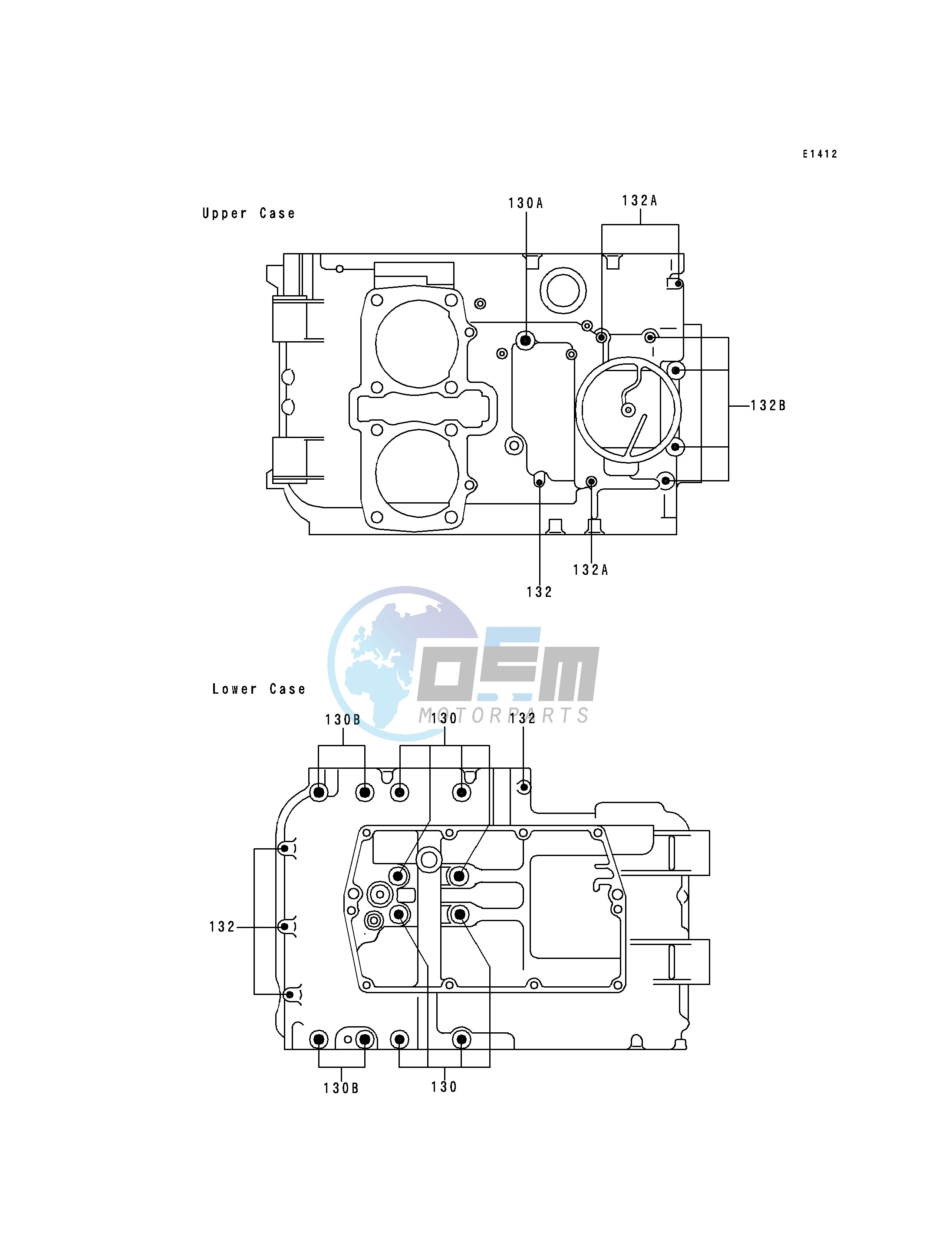 CRANKCASE BOLT PATTERN