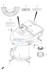 DF 150 drawing Silencer/ Ring Gear Cover