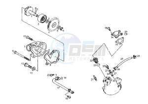 GPR NUDE - 125 cc drawing WATER PUMP