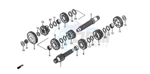 ST1100 drawing TRANSMISSION