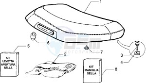 Zip 50 fast rider RST drawing Saddle