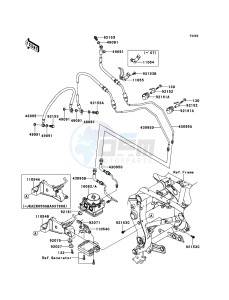 ER-6n ABS ER650B8F GB XX (EU ME A(FRICA) drawing Brake Piping