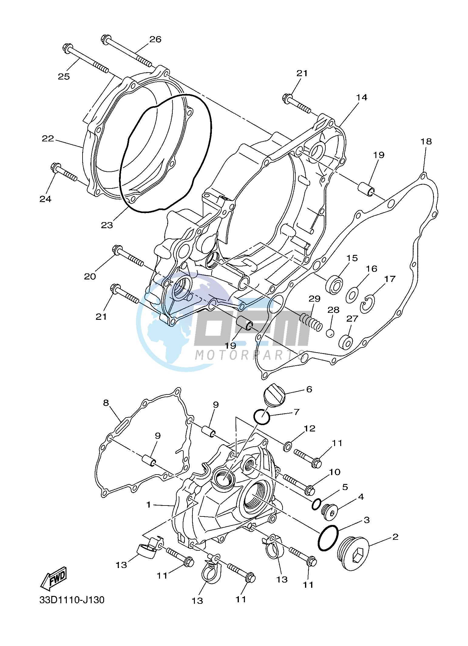 CRANKCASE COVER 1