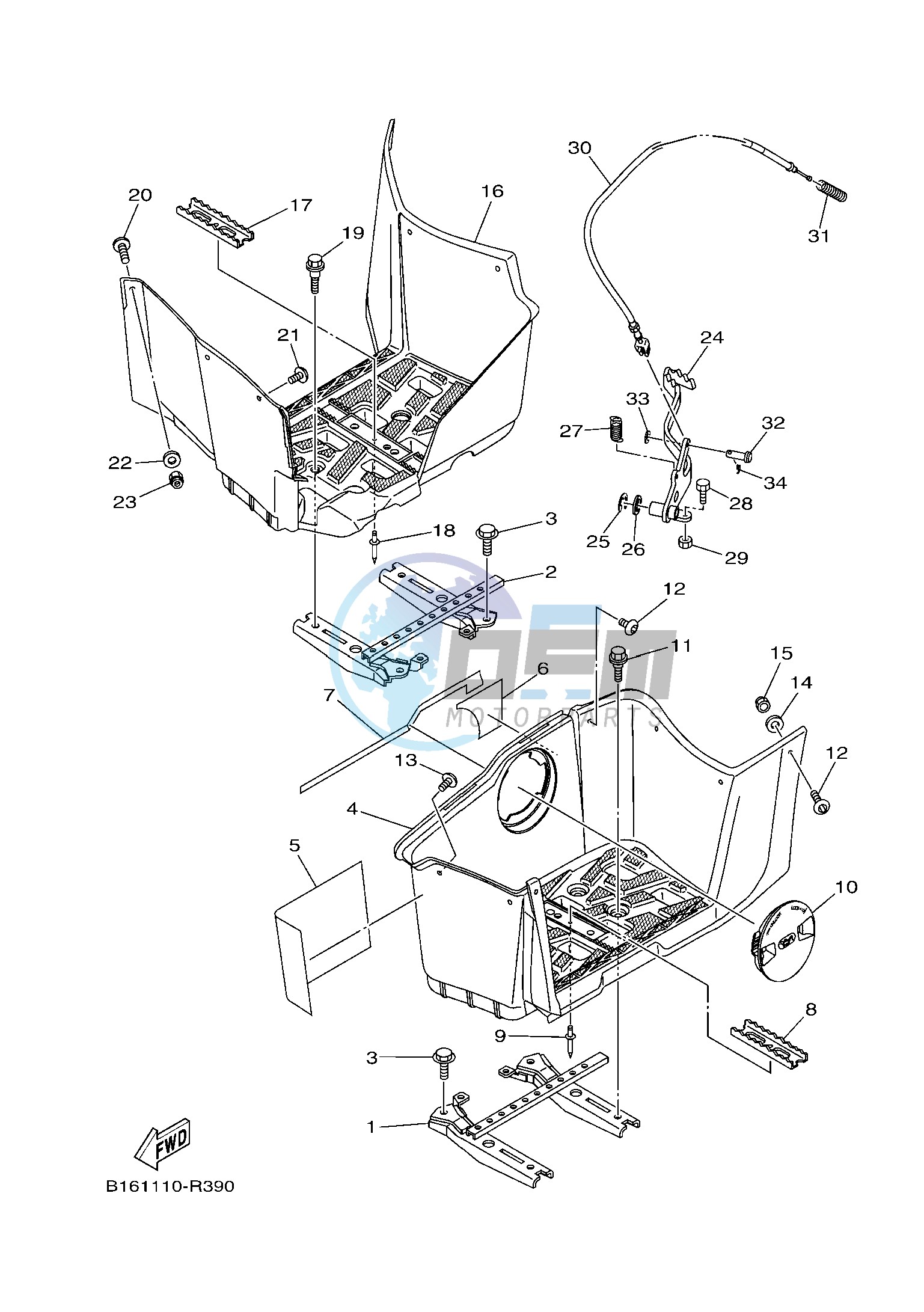 STAND & FOOTREST