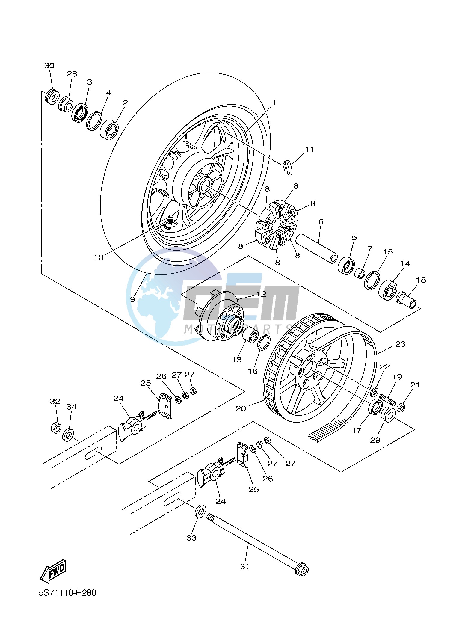 REAR WHEEL