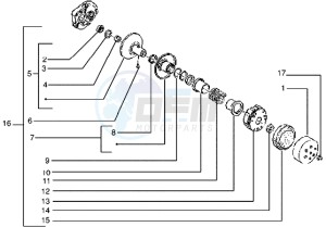 storm 50 drawing Driven pulley