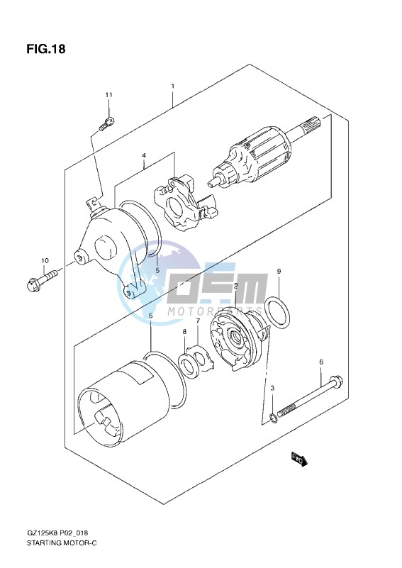 STARTING MOTOR