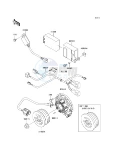 KX 250 L [KX250] (L4) [KX250] drawing GENERATOR