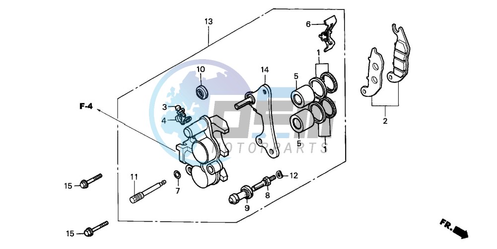 FRONT BRAKE CALIPER