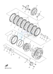 FJR1300A FJR1300-A FJR1300A ABS (B88C) drawing CLUTCH