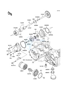 Z750 ABS ZR750MCF UF (UK FA) XX (EU ME A(FRICA) drawing Oil Pump