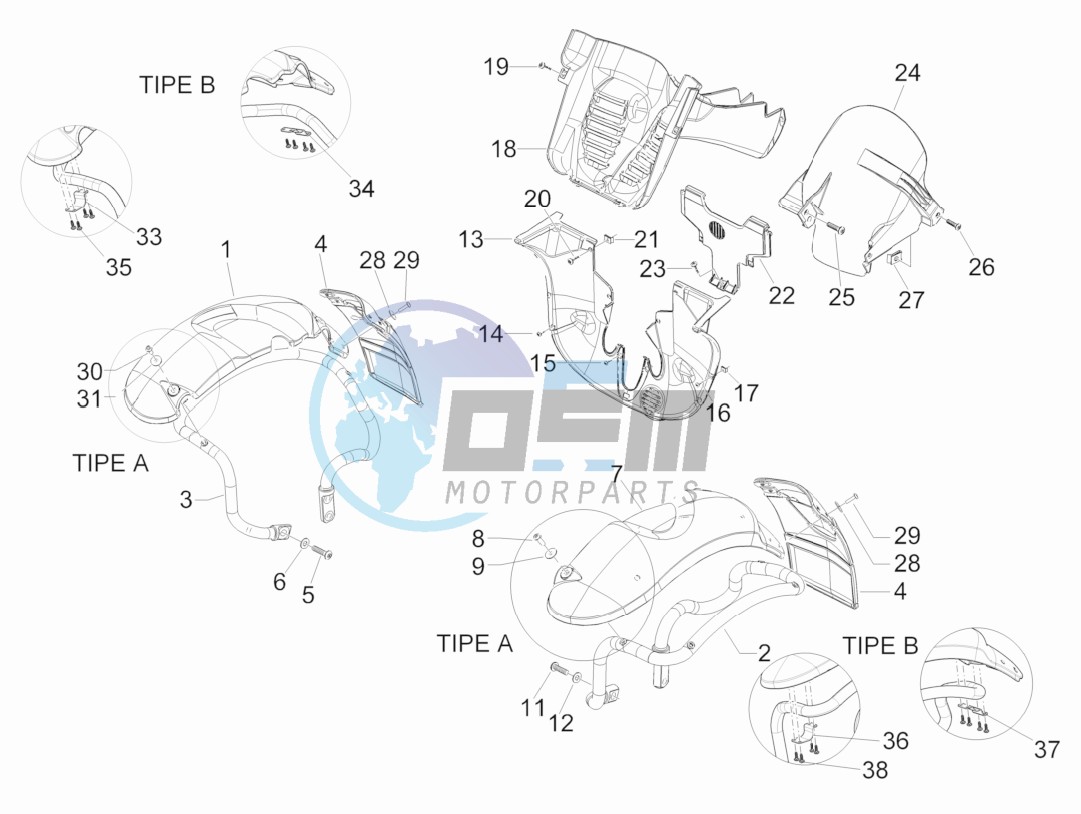 Wheel housing - Mudguard